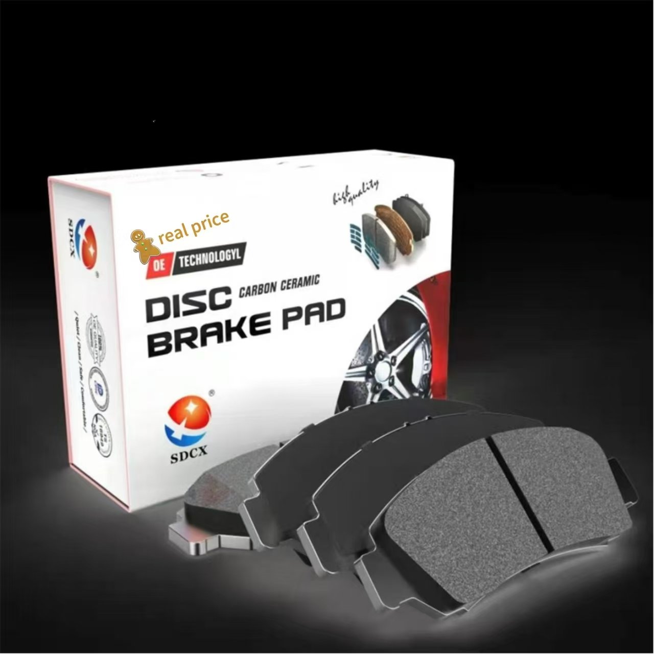 Stock SDCX KD2780 04465-YZZR3 MK D2274 D1210 Ceramic Brake Pads Prius LEXU New Condition Disc